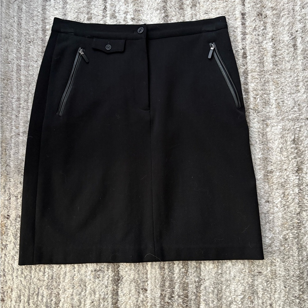 Women's Lauren Ralph Lauren Wool Blend Black Skirt - Size 6